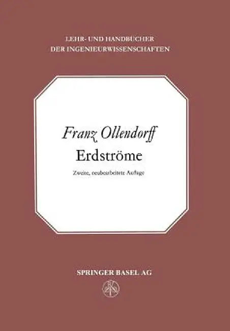 Erdstrome by F. Ollendorff