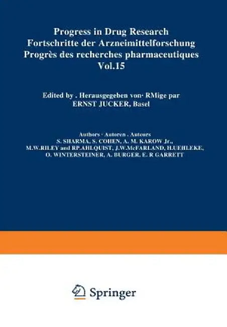 Progress in Drug Research / Fortschritte Der Arzneimittelforschung / Progrès Des Recherches Pharmaceutiques by Jucker