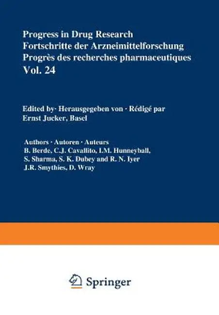 Progress in Drug Research / Fortschritte Der Arzneimittelforschung / Progrès Des Recherches Pharmaceutiques by Jucker