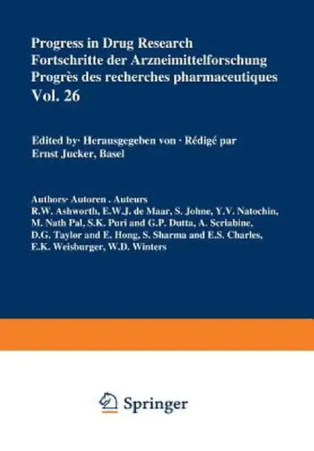 Progress in Drug Research / Fortschritte Der Arzneimittelforschung / Progrès Des Recherches Pharmaceutiques by Jucker