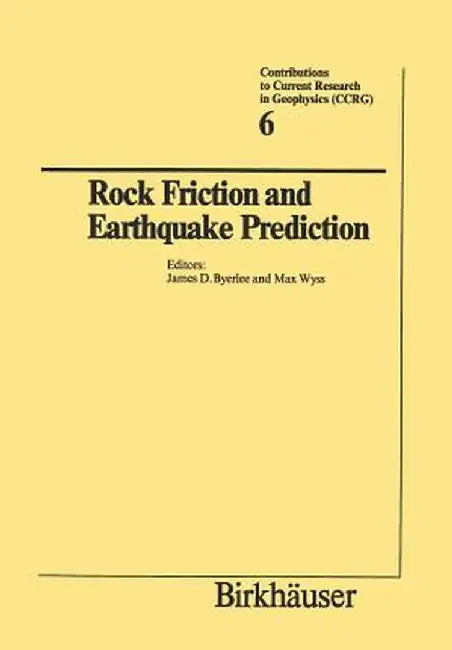 Rock Friction and Earthquake Prediction by Wyss