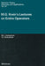 M.G. Krein's Lectures on Entire Operators by Valentina Gorbachuk