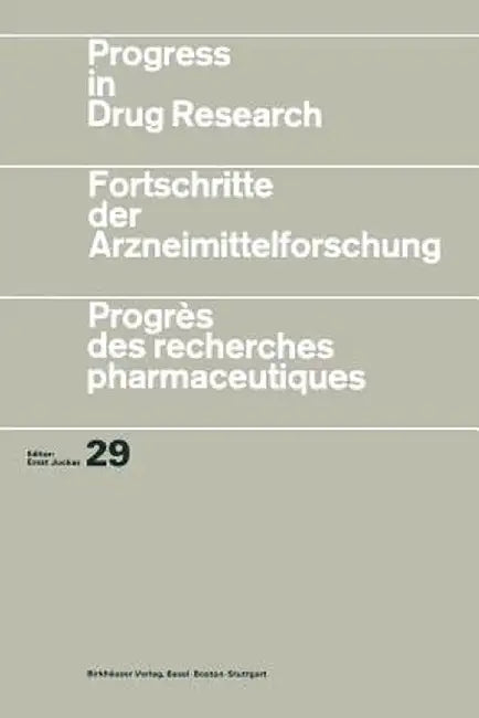 Progress in Drug Research by Jucker