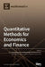 Quantitative Methods for Economics and Finance by J. E. Trinidad-Segovia