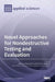 Novel Approaches for Nondestructive Testing and Evaluation by Jinyi Lee