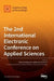 The 2nd International Electronic Conference on Applied Sciences by Takayoshi Kobayashi