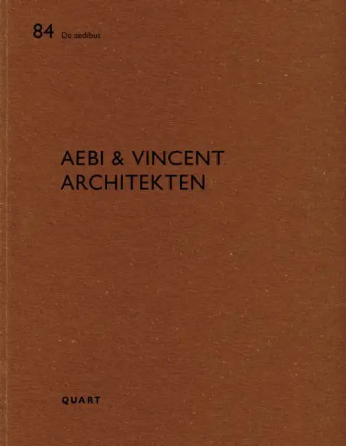 Aebi & Vincent Architecten: de Aedibus 84 by Heinz Wirz, Christoph Schläppi Bern