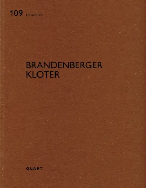 Brandenberger Kloter: de Aedibus by Heinz Wirz