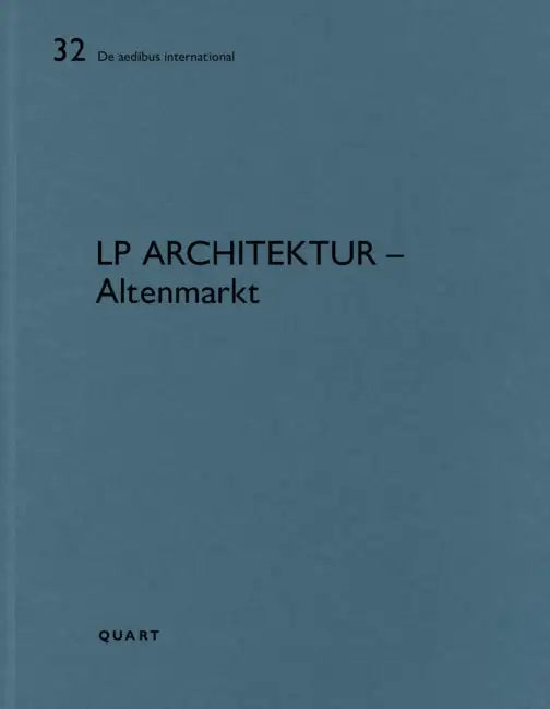 LP Architektur - Altenmarkt: de Aedibus International by Heinz Wirz
