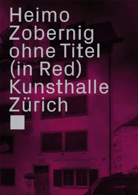 Heimo Zobernig: Ohne Titel, in Red by Heimo Zobernig, Beatrix Ruf, Gregor Stemmrich
