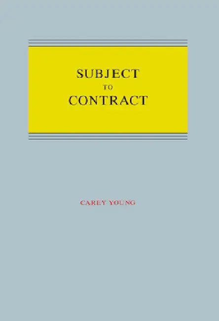 Carey Young: Subject to Contract by Carey Young