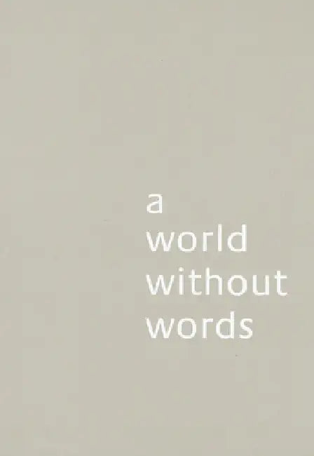 A World Without Words by Jasper Morrison