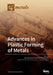 Advances in Plastic Forming of Metals by Myoung-Gyu Lee