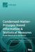 Condensed-Matter-Principia Based Information & Statistical Measures: From Classical to Quantum by Adam Gadomski