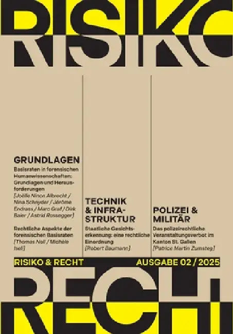 Risiko & Recht 02/2025 by Tilmann Altwicker