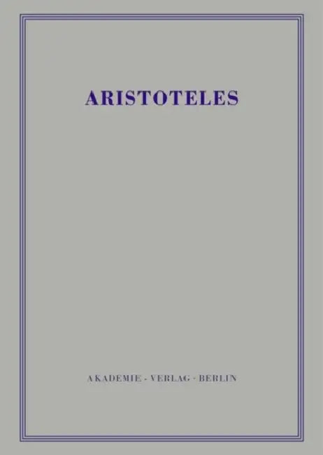 Werke, BAND 9/I, Politik - Buch I by Eckart Schütrumpf