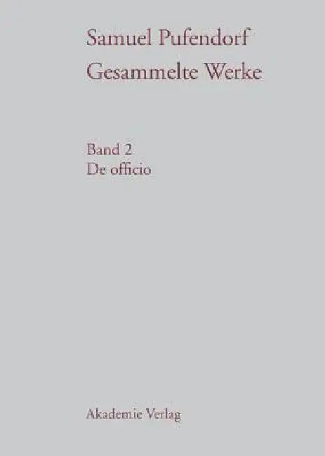 de Officio: (Lateinisch Und Deutsch) by Gerald Hartung