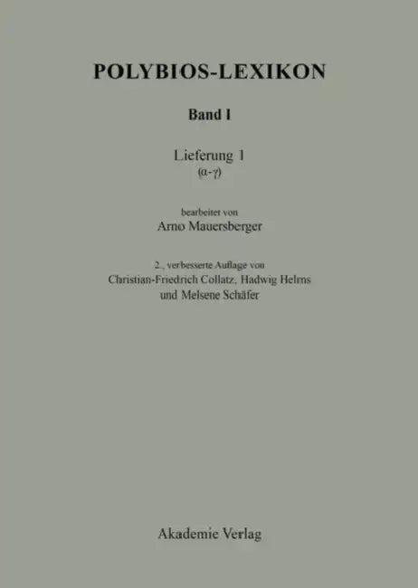 (Alpha-Gamma) by Christian-Friedrich Collatz, Hadwig Helms, Melsene Schäfer