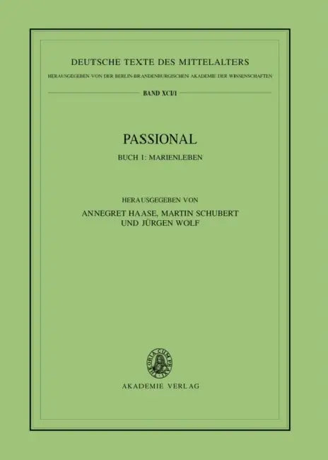Marienleben by Annegret Haase, Martin Schubert, Jürgen Wolf