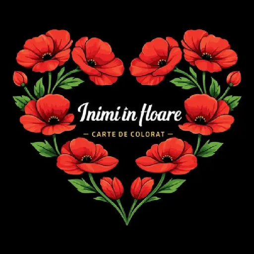 Inimi în floare - Carte de colorat by Johana Iahn