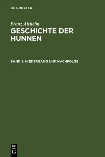 Niedergang und Nachfolge by Ruth Stiehl, Olof Gigon, Denes Kövendi