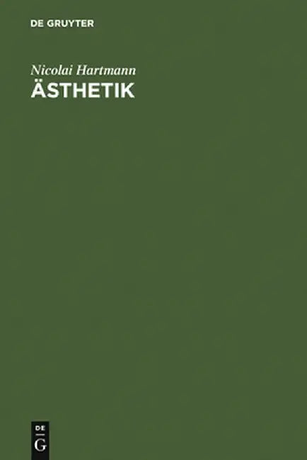 Asthetik by Nicolai Hartmann