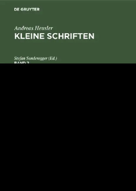 Kleinere Schriften zur Literatur- und Geistesgeschichte Kleine Schriften by Stefan Sonderegger
