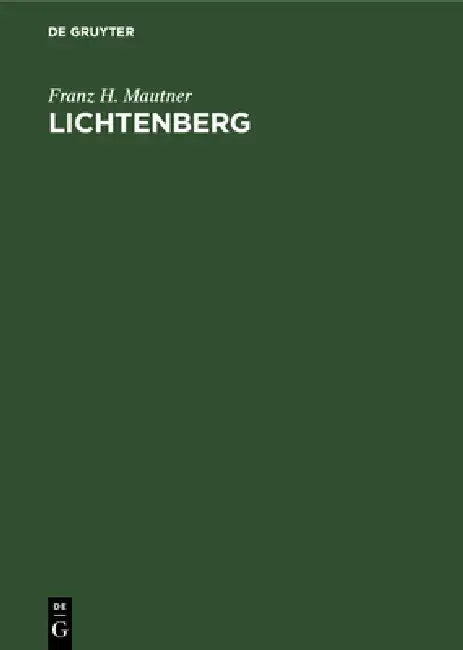 Lichtenberg by Franz H. Mautner
