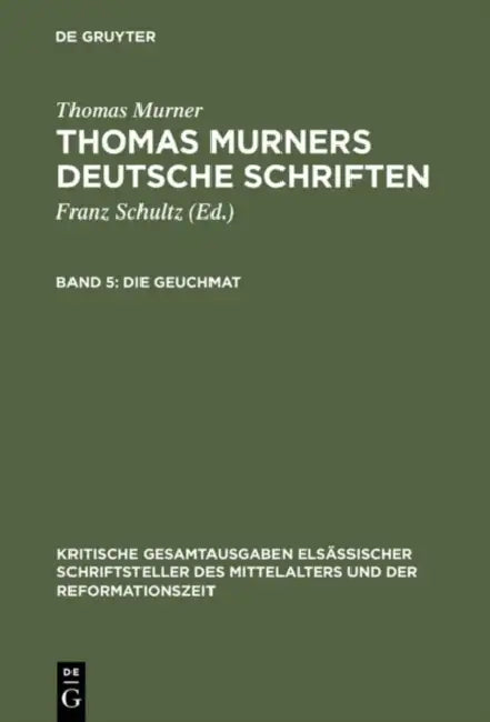Die Geuchmat by Thomas Murner, Eduard Fuchs
