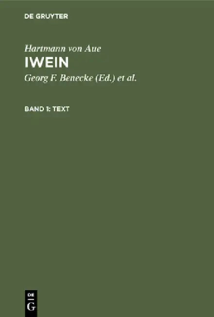 Text by Ludwig Wolff, Georg F. Benecke, Karl Lachmann