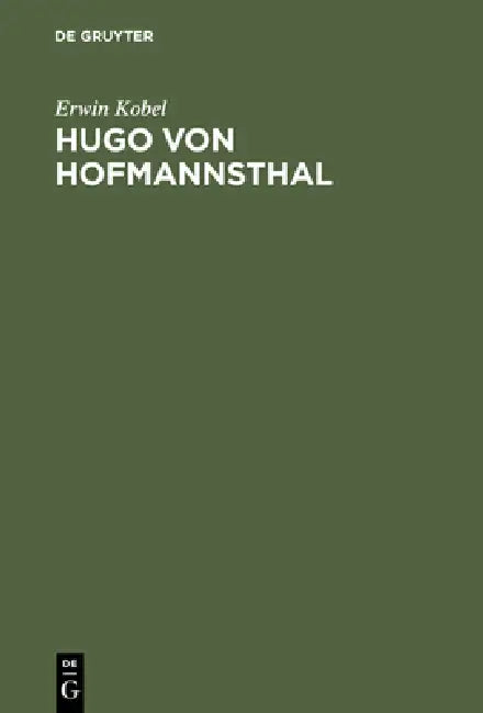 Hugo von Hofmannsthal by Erwin Kobel