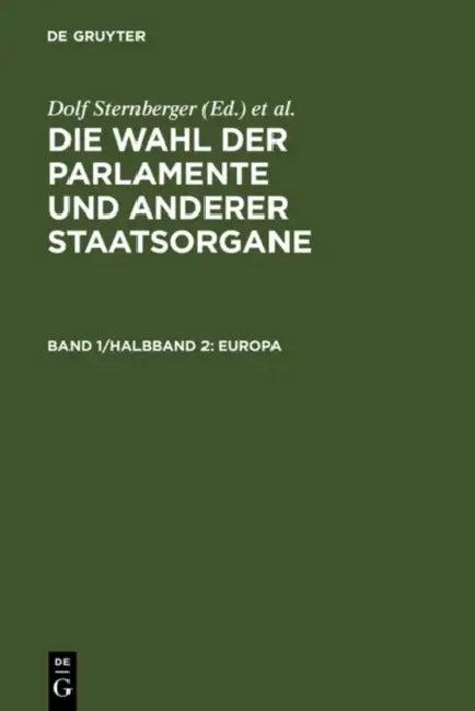 Europa by Dolf Sternberger, Bernhard Vogel, Dieter Nohlen