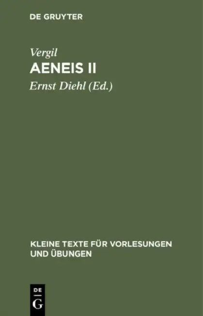 Aeneis II by Vergil, Ernst Diehl