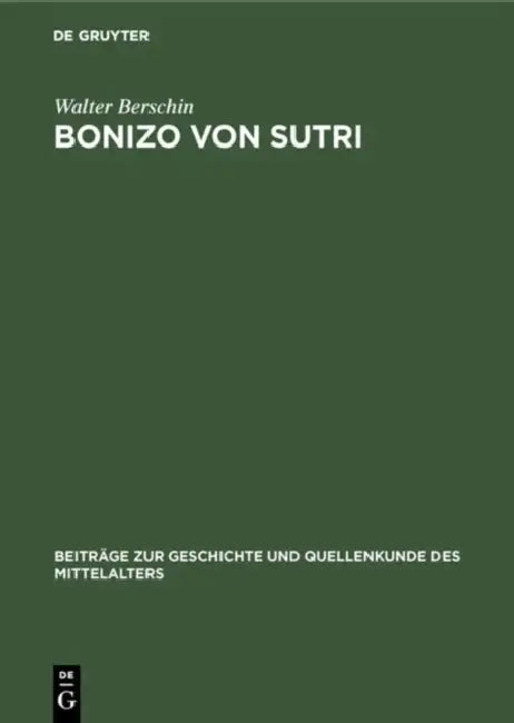 Bonizo von Sutri by Walter Berschin