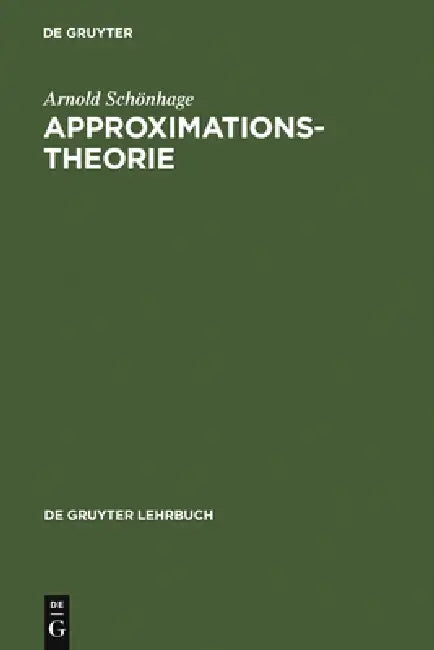Approximationstheorie by Arnold Schönhage