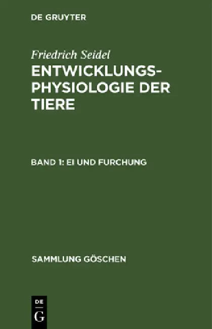 Ei und Furchung by Friedrich Seidel