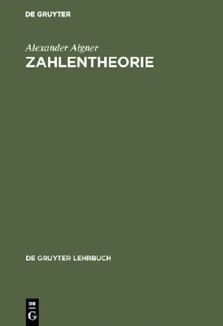 Zahlentheorie by Alexander Aigner