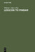 Lexicon to Pindar by William J. Slater