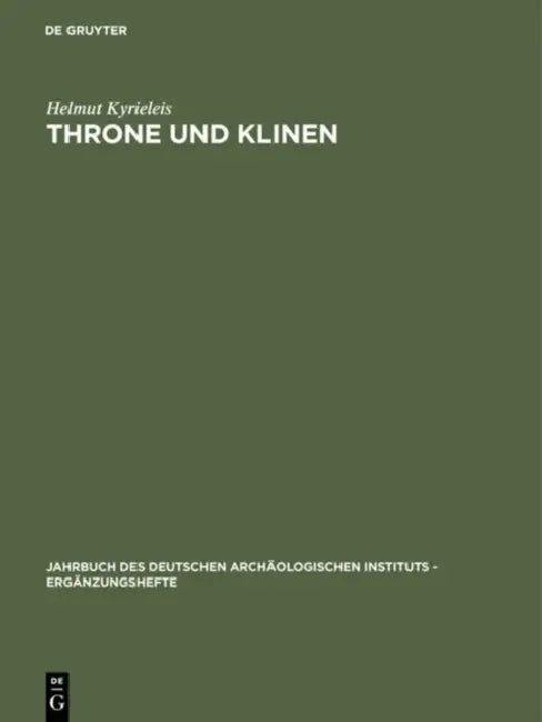 Throne und Klinen by Helmut Kyrieleis