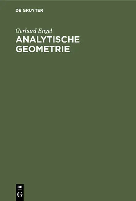 Analytische Geometrie by Gerhard Engel