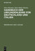 Register Zur 2. Und 3. Auflage by Hans Schulze
