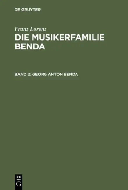 Georg Anton Benda by Franz Lorenz
