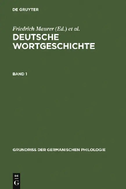 Maurer, Friedrich; Maurer, Friedrich; Maurer, Friedrich; Stroh, Friedrich; Stroh, Friedrich; Stroh, Friedrich; Rupp, Heinz; Rupp, Heinz; Rupp, Heinz: by Friedrich Maurer, Heinz Rupp