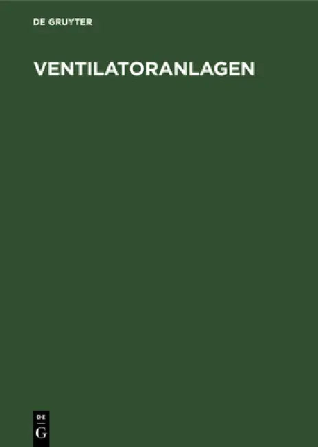 Ventilatoranlagen by No Contributor