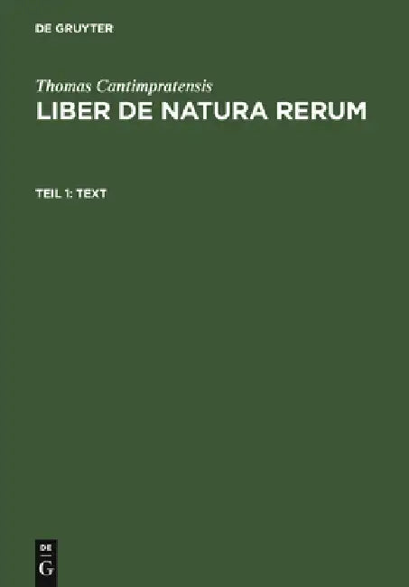 Text by Thomas Cantimpratensis