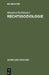 Rechtssoziologie by Manfred Rehbinder