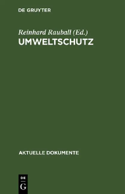 Umweltschutz by Reinhard Rauball