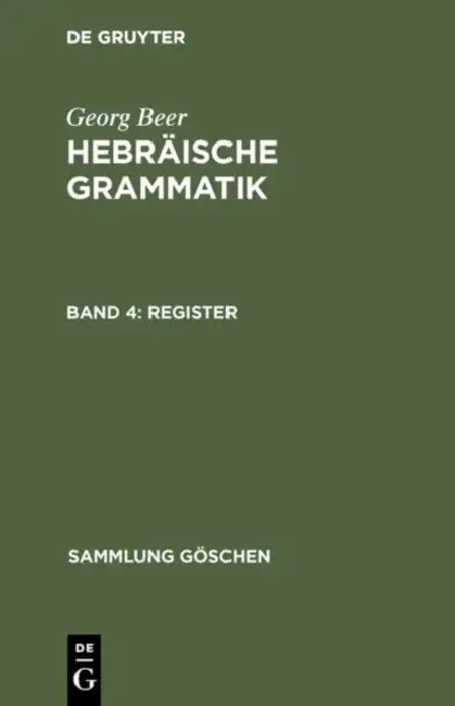 Register by Georg Beer