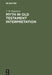 Myth in Old Testament Interpretation by J. W. Rogerson