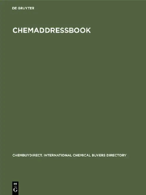 ChemADDRESSbook by No Contributor
